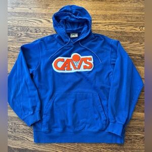 NBA CAVS (Hardwood Classics) Blue Hoodie Sweater